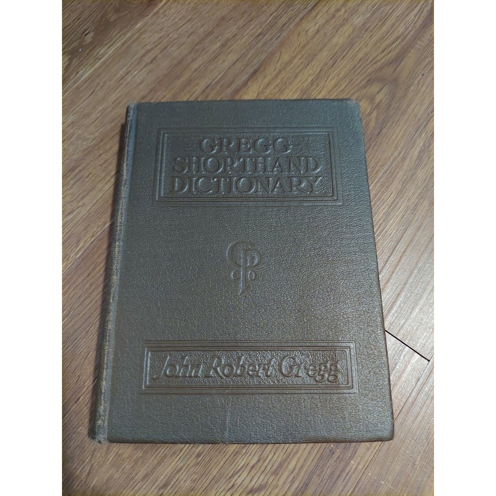 Gregg Shorthand Dictionary by John Robert Gregg 1930 Anniversary Edition Vintage